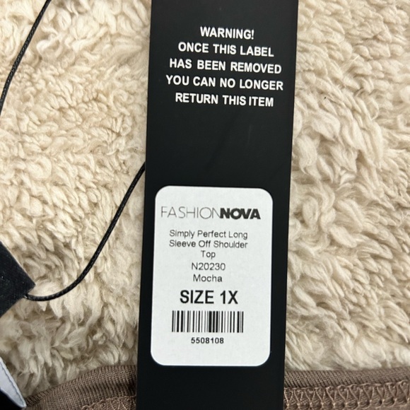 Fashion Nova Simply Perfect Off The Shoulder Top - Picture 4 of 5